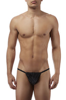 Satin Lycra Posing Strap Thong