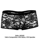 Stretch Lace Mini Short Boxer Briefs