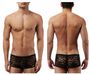 Stretch Lace Mini Short Boxer Briefs
