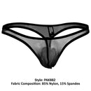 Euro Male Mesh Mini Pouch Thong