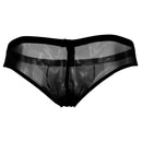 Euro Male Mesh Shirred Pouch Manty Briefs