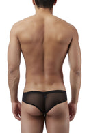 Euro Male Mesh Shirred Pouch Manty Briefs
