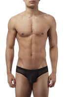 Euro Male Mesh Shirred Pouch Manty Briefs