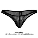 Euro Male Mesh Full Cut Thong