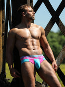 Sukrew Bloc Brief - Blue/Pink