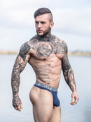 Sukrew Classic Thong - Navy Blue/Grey